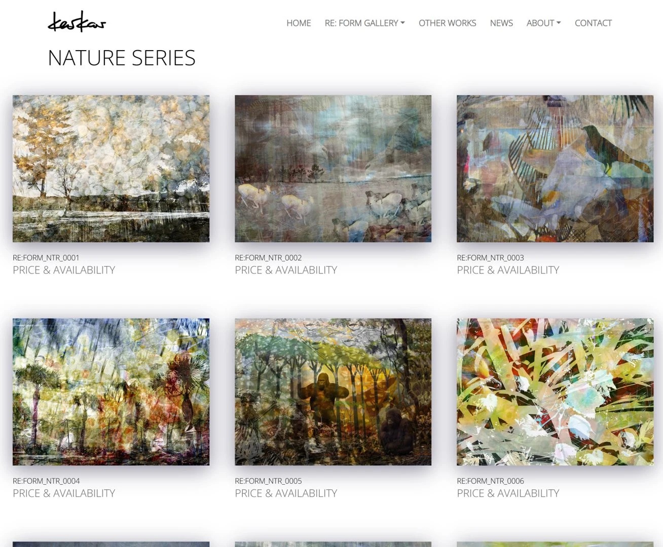 Kev Kav Art: nature collection