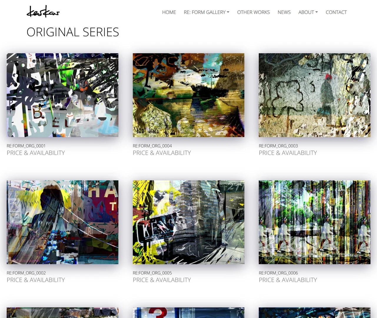 Kev Kav Art: original collection